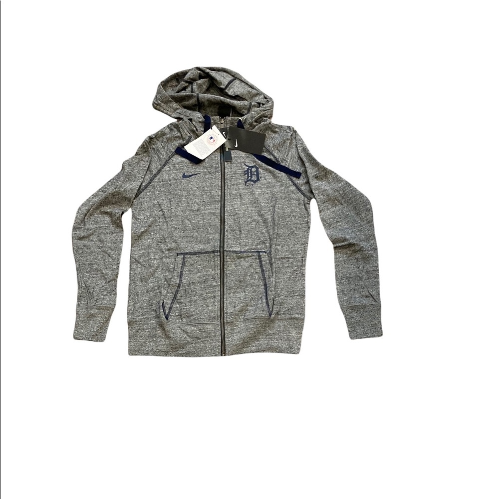 Detroit Tigers Nike Women’s‎ Full Zip Vintage Gym Hoodie Sweatshirt